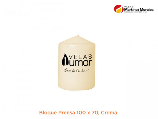 Bloque prensa crema 10x7 cm