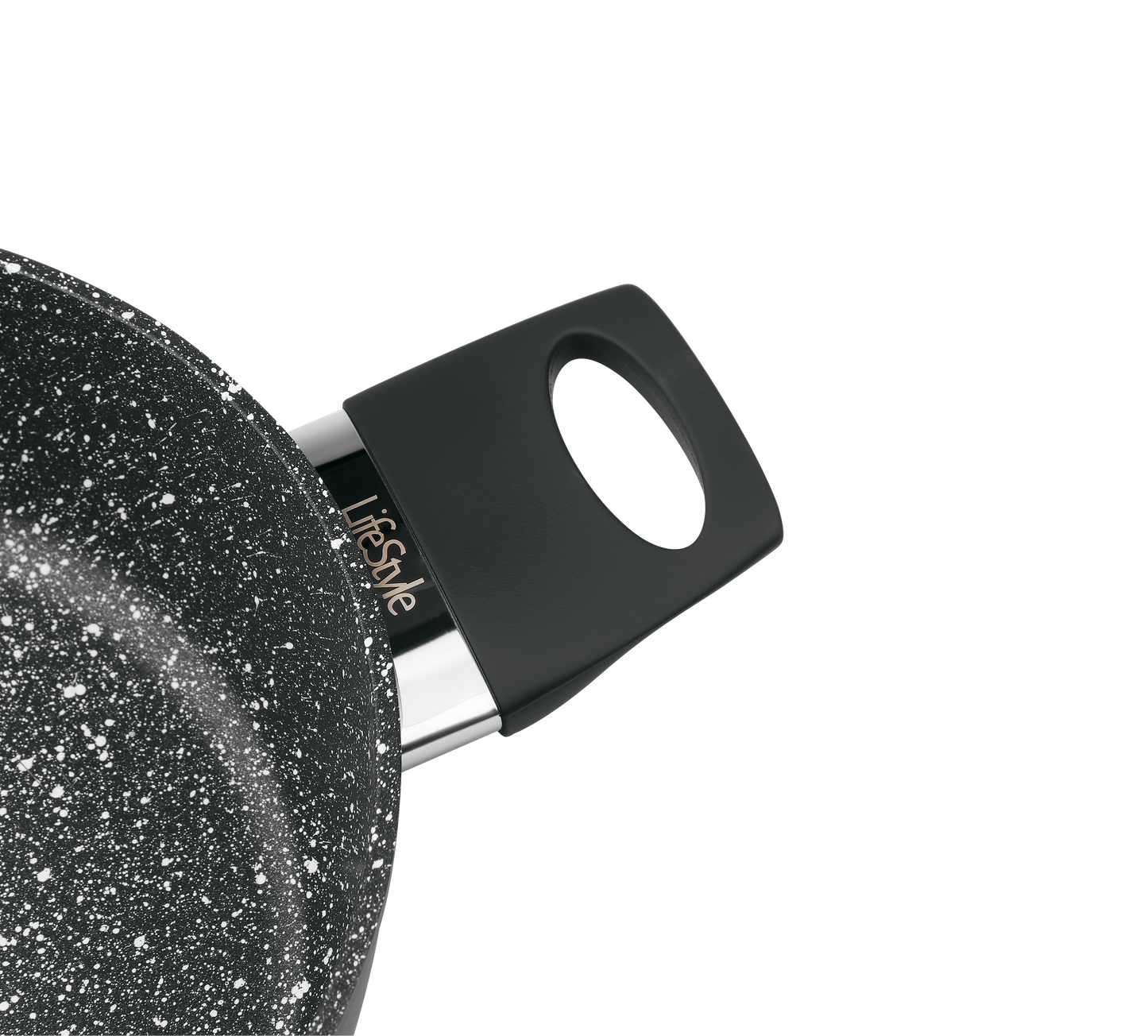 Cacerola baja aluminio forjado PIEDRA
