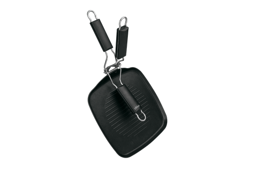 Asador grill de aluminio mango abatible