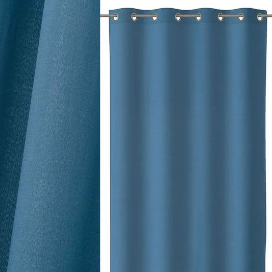 Cortina loneta azul loving 140 x 260 cm