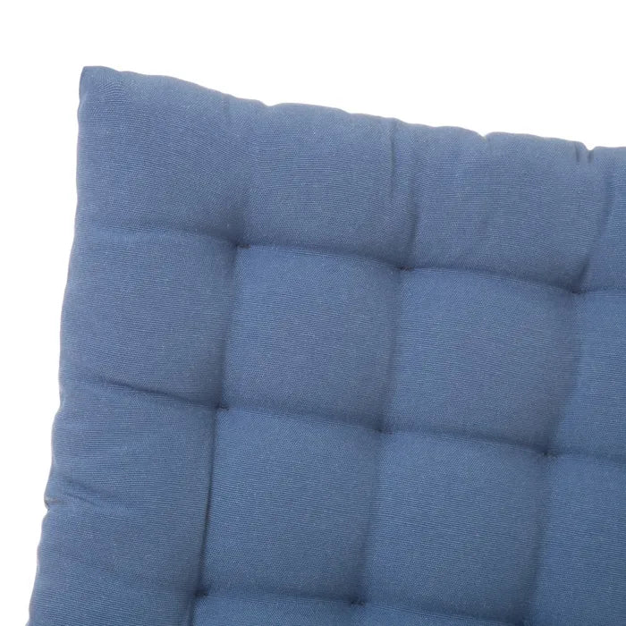 Cojín silla loneta loving azul 38 x 7 x 38 cm