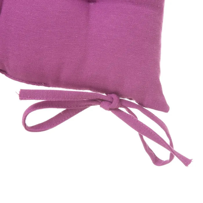 Cojín silla loneta lila loving 38 x 7 x 38 cm