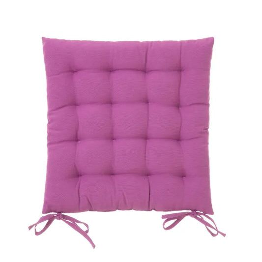 Cojín silla loneta lila loving 38 x 7 x 38 cm