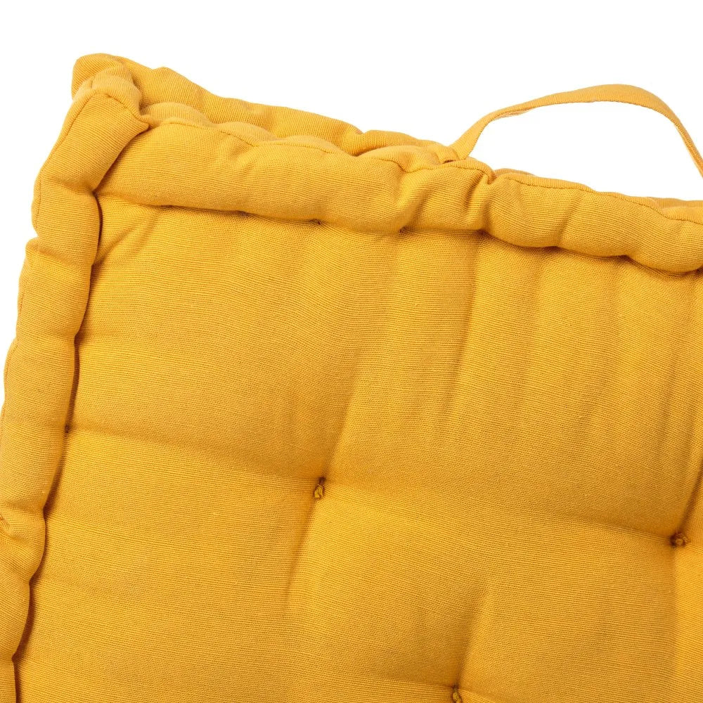 Cojín suelo loving amarillo 45 x 10 x 45