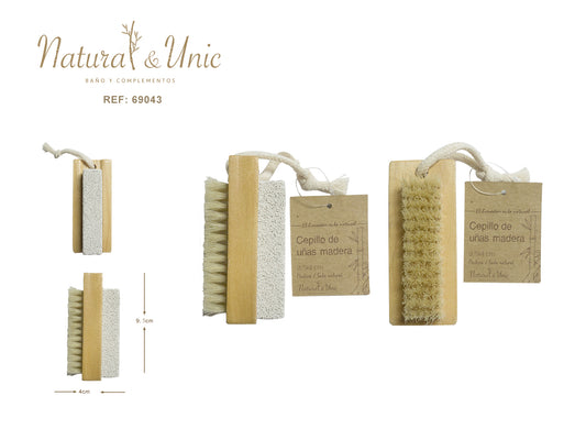 Cepillo de uñas madera