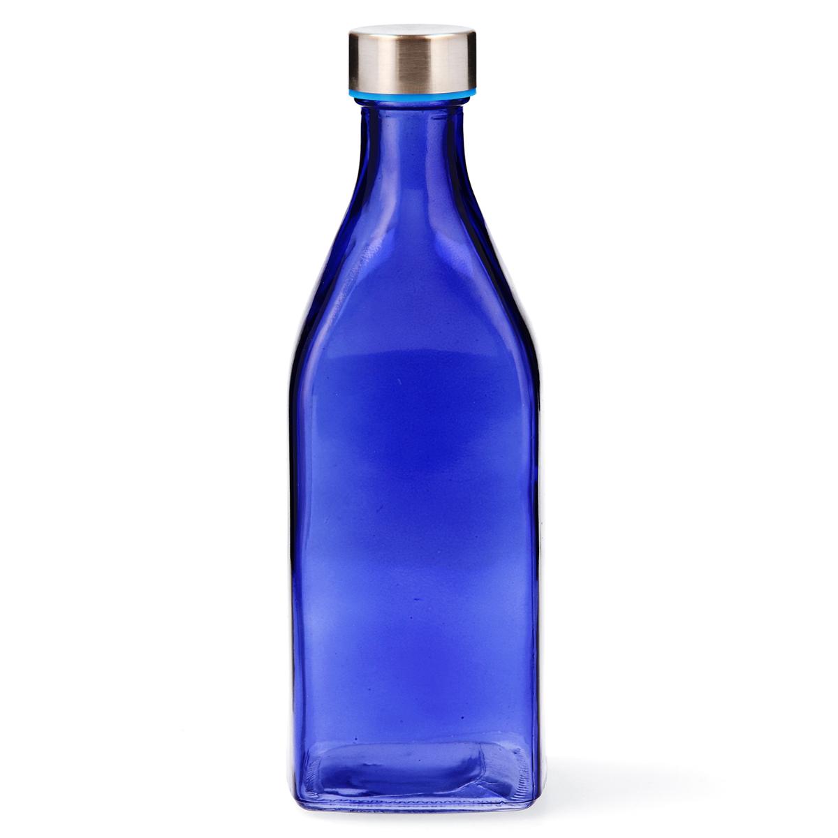 Botella mesa vidrio con tapon