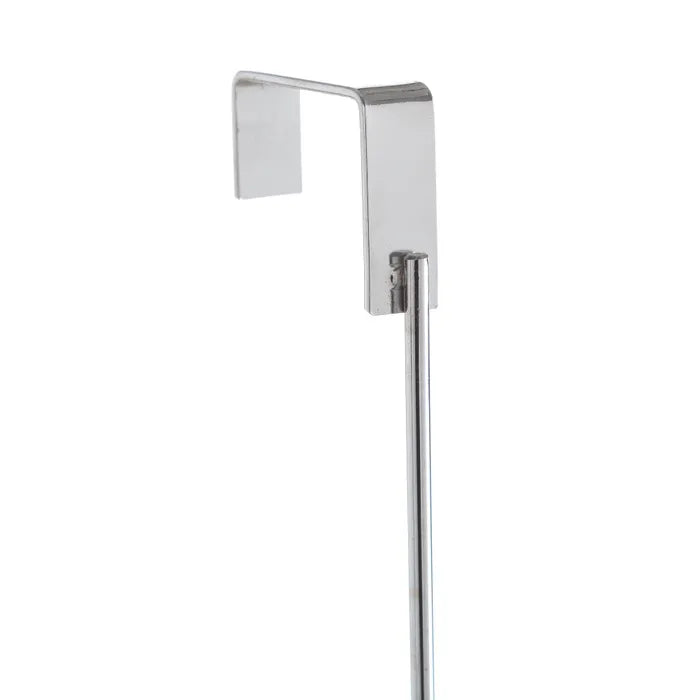Percha puerta 6 ganchos metal cromado 22 x 10,50 x 30 cm