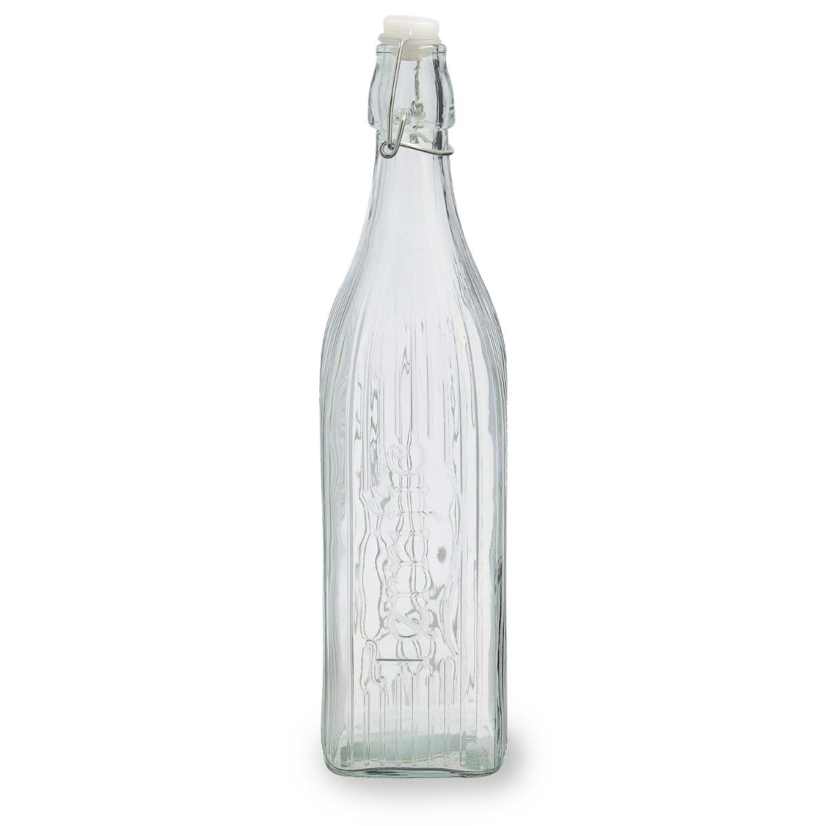 Botella con tapon vidrio