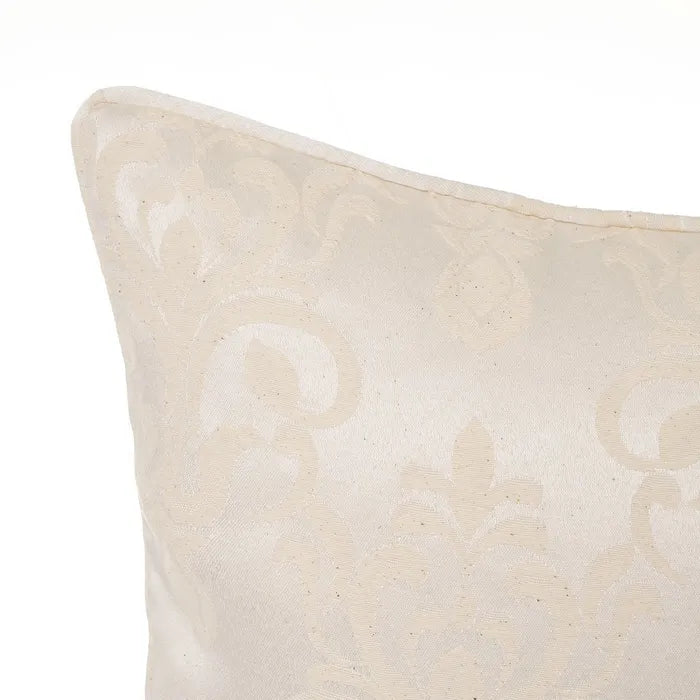 Cojín jaquard lis iv natural 45 x 45 cm