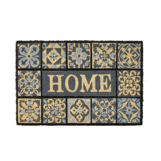 Felpudo tile fibra de coco 60 x 40 x 1,50 cm