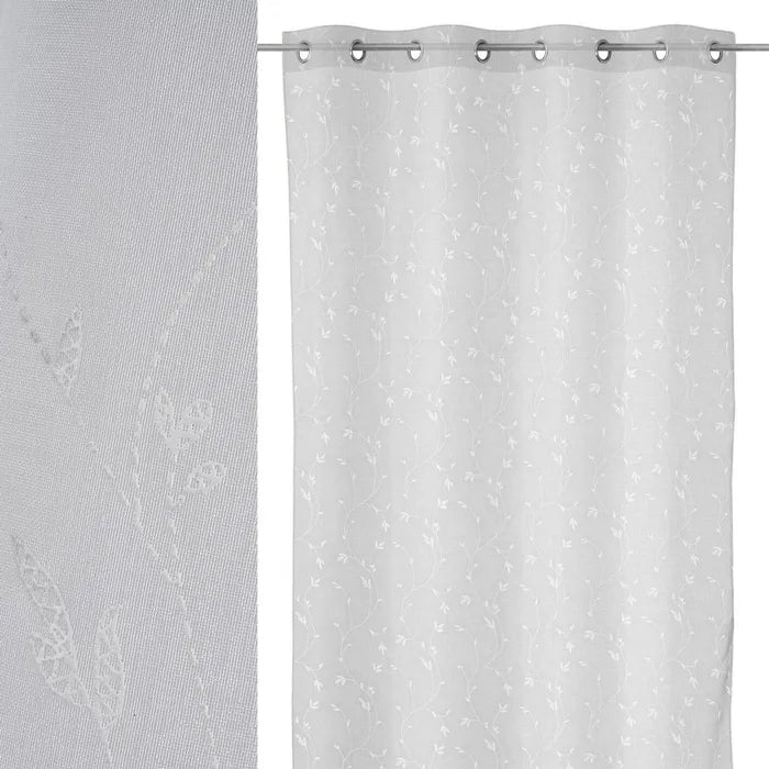 Visillo tejido plano aster blanco 140 x 260 cm