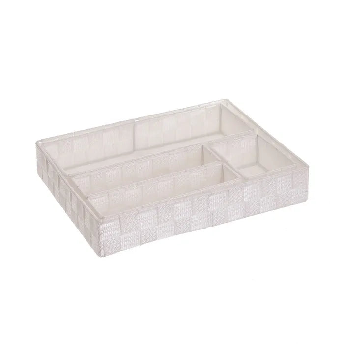 S/5 organizadores pp blanco 34 x 26 x 6 cm