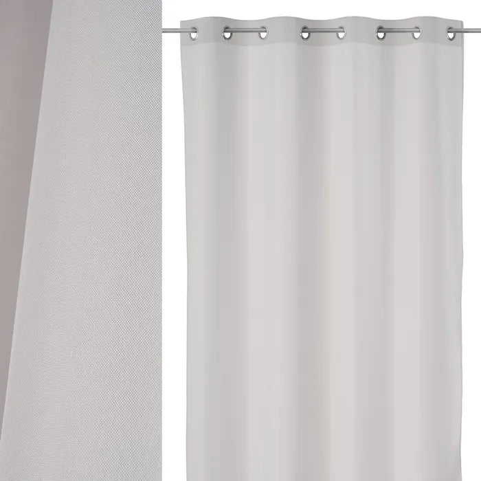 Cortina loneta (oxford) gris 140 x 260 cm