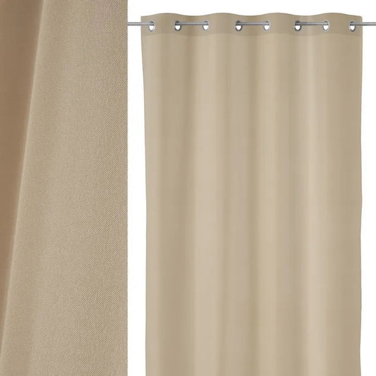 Cortina loneta (oxford) Beige 140 x 260 cm