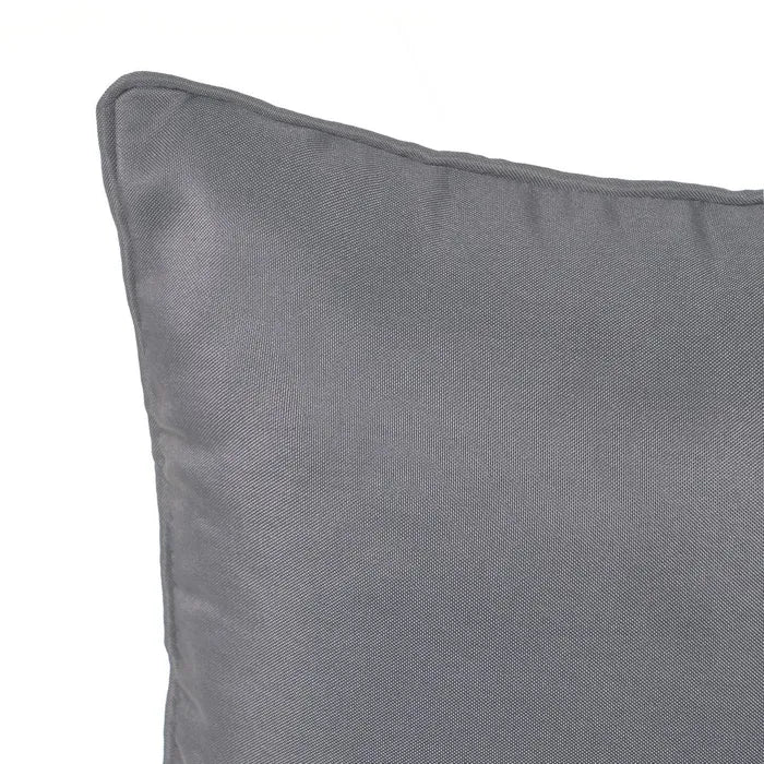 Cojín loneta (oxford) antracita 45 x 45 cm
