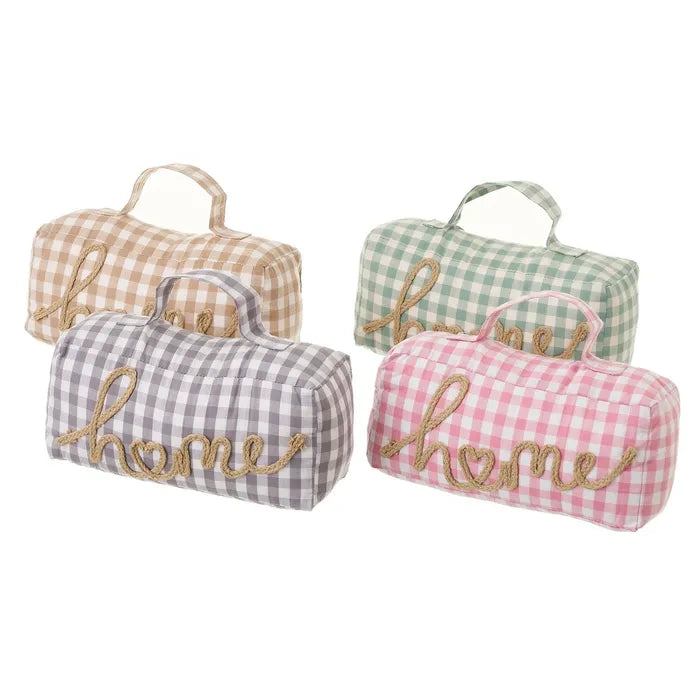 Tope puerta bolso 4/c tela-gravilla 24 x 9 x 11 cm