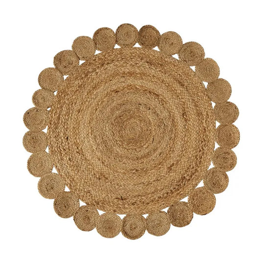 Alfombra natur I yute natural 100 x 100 x 0,50 cm