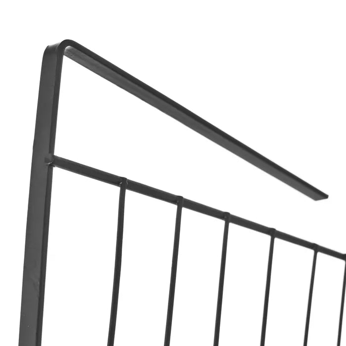 Cesta colgante estante metal negro 40 x 24,50 x 14,50 cm