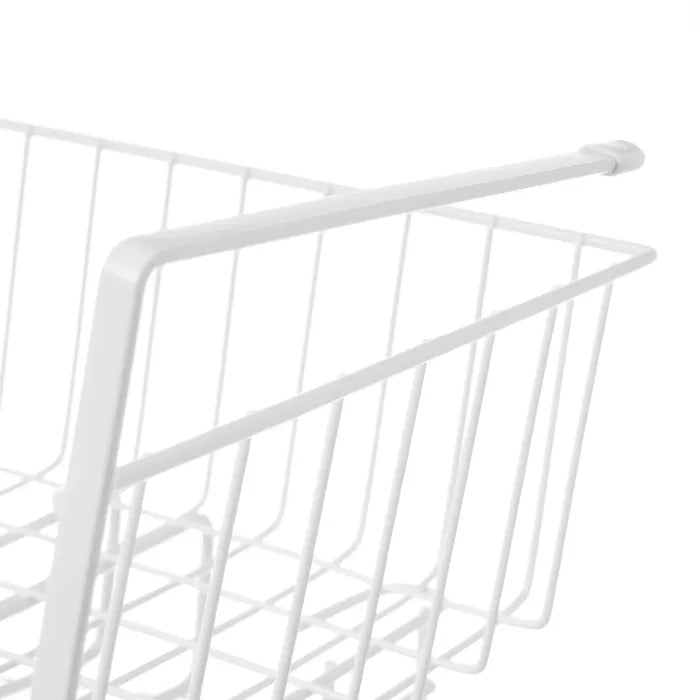 Cesta colgante porta utensilios blanco 29 x 24,50 x 18,50 cm