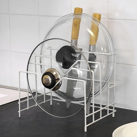 Organizador utensilios metal blanco 26,50 x 19 x 21,50 cm