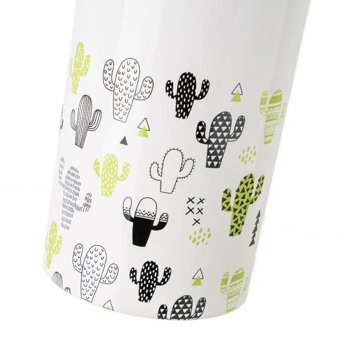 Escobillero cactus cerámica 10 x 10 x 32 cm