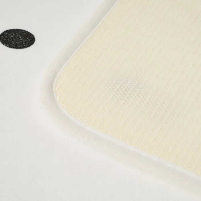 Alfombra baño lunares microfibra 70 x 45 x 0,50 cm