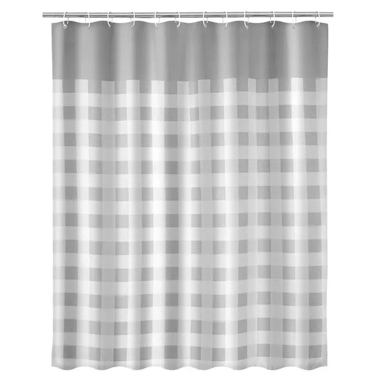 Cortina baño vichy poliester 180 x 200 cm