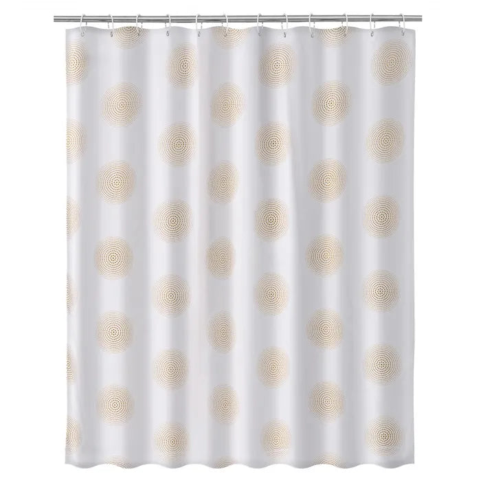 Cortina baño gold 2 poliester 180 x 200 cm