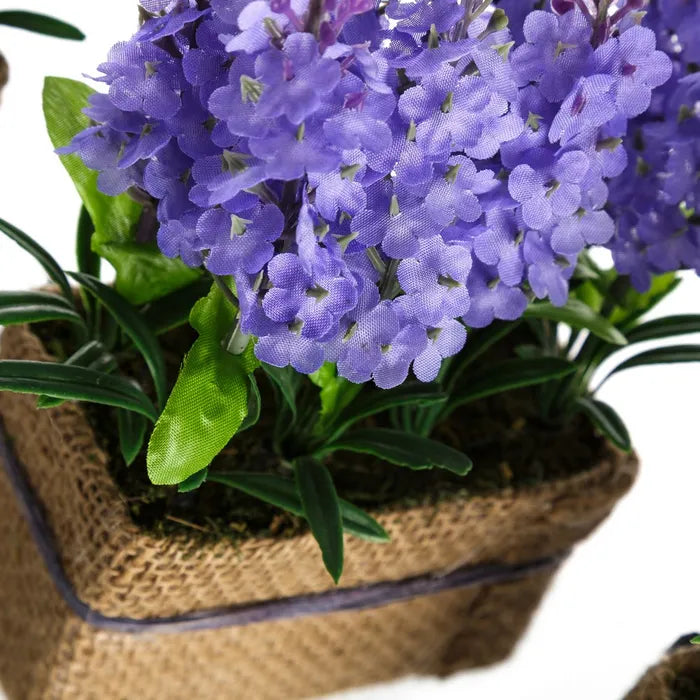Planta lavanda 3/c poliester 11 x 7 x 19 cm