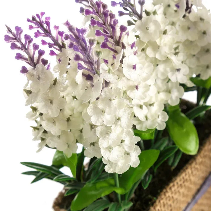 Planta lavanda 3/c poliester 11 x 7 x 19 cm