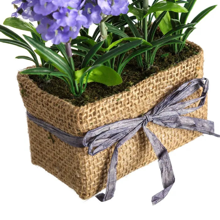 Planta lavanda 3/c poliester 11 x 7 x 19 cm