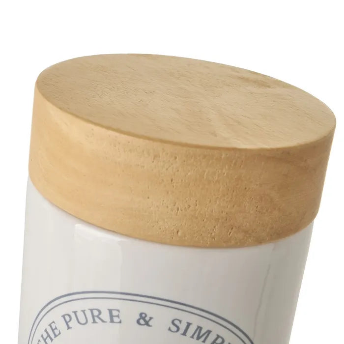 Tarro pure living stoneware 10 x 10 x 15,50 cm