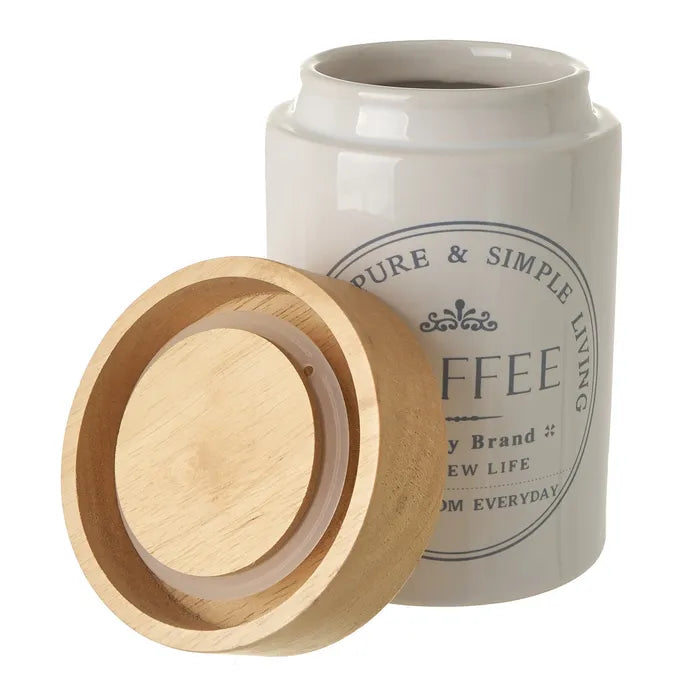 Tarro 2/m pure living stoneware 10 x 10 x 15,50 cm