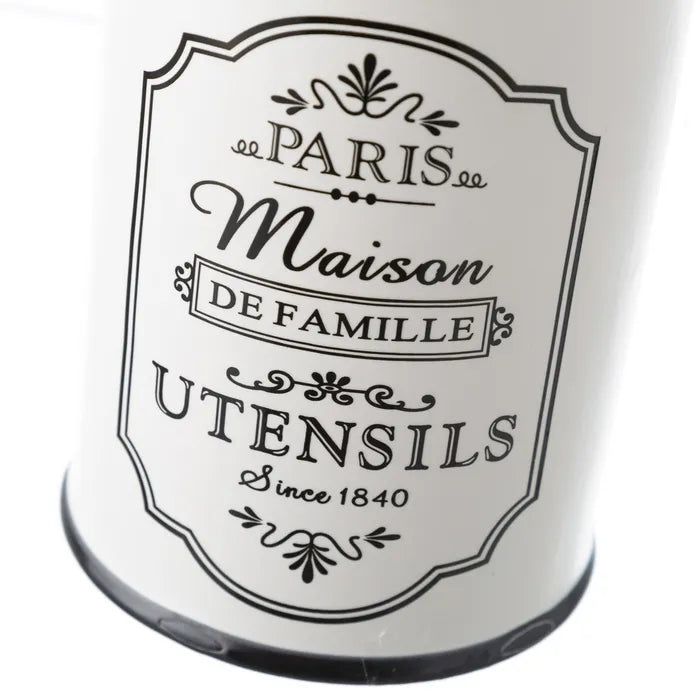 Porta utensilios paris stoneware 10,50 x 10,50 x 14 cm