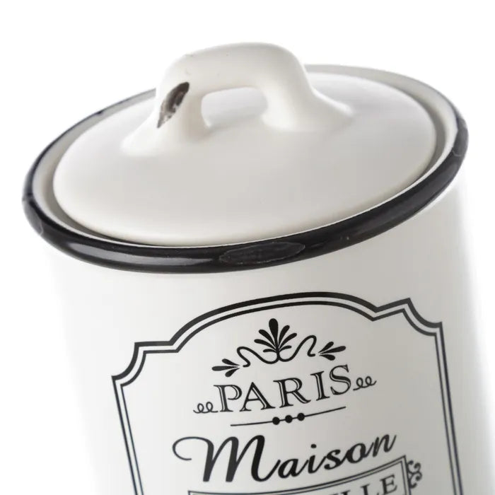 Tarro paris stoneware 10,50 x 10,50 x 16,70 cm