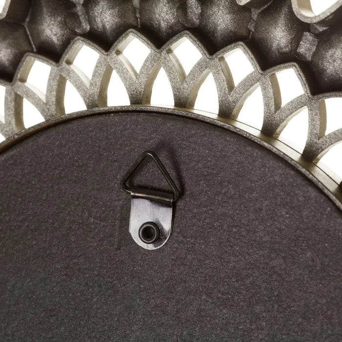 S/3 espejo plástico oro 26 x 1,80 x 26 cm