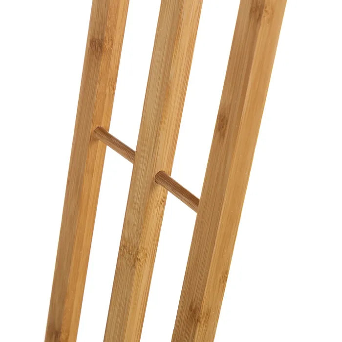 Toallero 3 brazos bambú 40 x 24 x 82 cm
