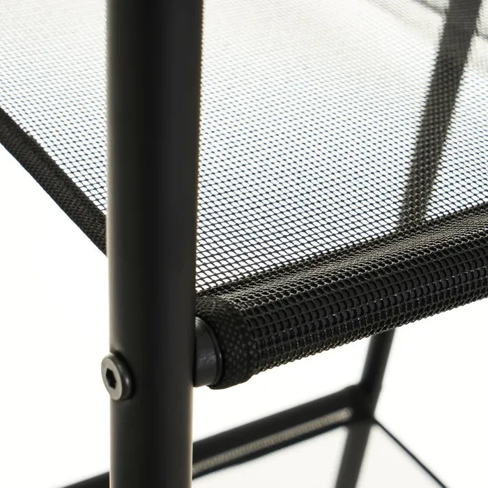 Perchero metal negro 64 x 39,50 x 151 cm