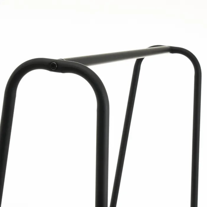 Perchero metal negro 64 x 39,50 x 151 cm