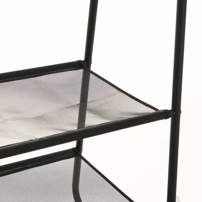 Perchero metal negro 64 x 39,50 x 151 cm