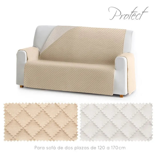 Cubre sofá 2 plazas de 120 a 170 cm 115 x 220 cm