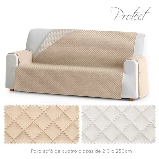 Cubre sofá 4 plazas de 210 a 250 cm 190 x 220 cm