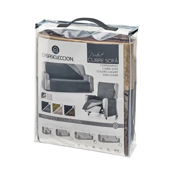 Cubre sofá 4 plazas de 210 a 250 cm 190 x 220 cm