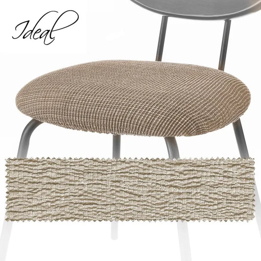 Set/2 fundas silla asiento marrón de 40 a 50 cm