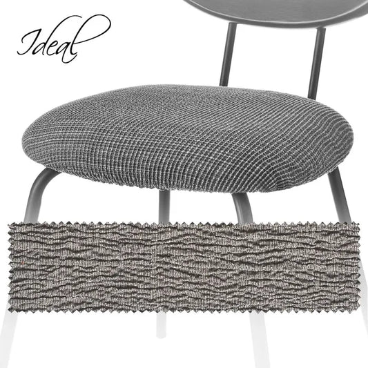 Set/2 fundas silla asiento gris de 40 a 50 cm