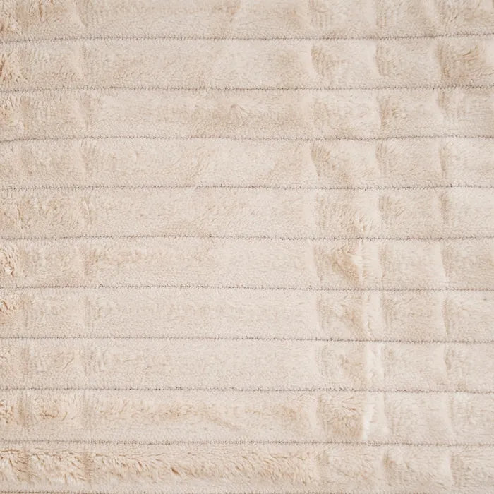 Manta franela-sherpa paris beige