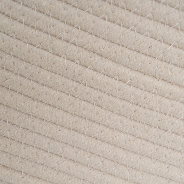 S/3 cesto cuerda crudo 29,50 x 29,50 x 27,50 cm