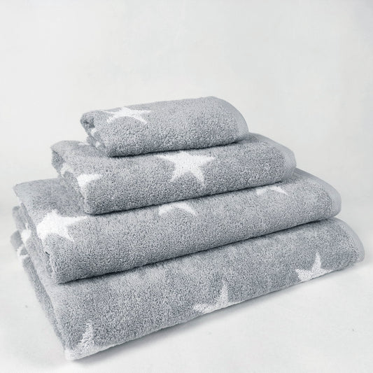 Toallas gris STARS