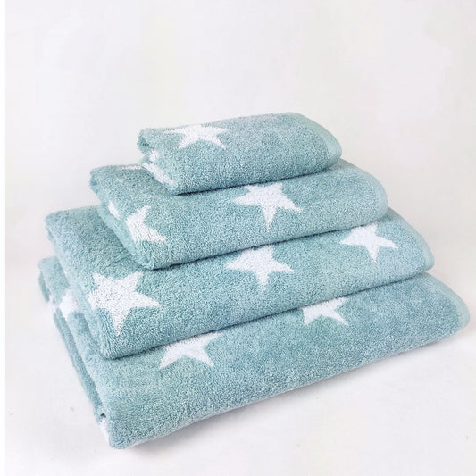 Toallas celeste STARS