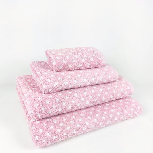 Toallas rosa DOTS